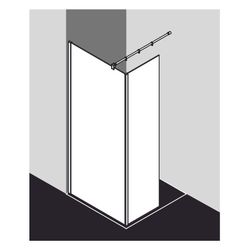 Kermi WALK-IN XB WIW 1200x 2000 BV: 1180-1200 SIHG ESG STR3 CLE... KERMI-XBWIW12020VDK 4051484857211 (Abb. 1)