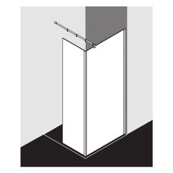 Kermi WALK-IN XB WIW 1200x 2000 BV: 1180-1200 SIHG ESG STR3 CLE... KERMI-XBWIW12020VDK 4051484857211 (Abb. 1)