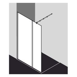 Kermi WALK-IN XB WIW 1200x 2000 BV: 1180-1200 SIHG ESG STR3 CLE... KERMI-XBWIW12020VDK 4051484857211 (Abb. 1)