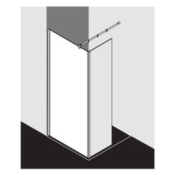 Kermi WALK-IN XB WIW 1200x 2000 BV: 1180-1200 SIHG ESG STR3 CLE... KERMI-XBWIW12020VDK 4051484857211 (Abb. 1)