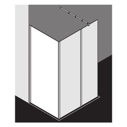 Kermi WALK-IN XB WIW 1200x 2000 BV: 1180-1200 SIHG ESG STR3 CLE... KERMI-XBWIW12020VDK 4051484857211 (Abb. 1)