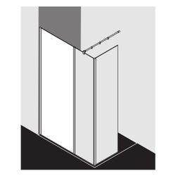 Kermi WALK-IN XB WIW 1200x 2000 BV: 1180-1200 SIHG ESG STR3 CLE... KERMI-XBWIW12020VDK 4051484857211 (Abb. 1)