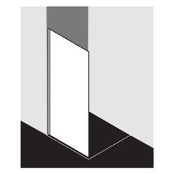 Kermi Walk-In Wall Walk-In XC WIO 2000x800x20mm ESG Klar 10mm Silber Mattglanz Ans... KERMI-XCWIO080201PK 4051484659495 (Abb. 1)