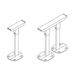 Kermi Standkonsole Typ 16, Weiß, ZB00870003... KERMI-ZB00870003 4037486116310 (Abb. 1)