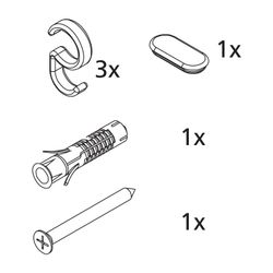 Kermi Kleinteilset Stabilisierung ZBAT038, Silber Hochglanz, 2529945... KERMI-2529945 4051484921165 (Abb. 1)