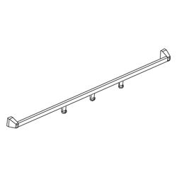 Kermi Handtuchhalter Nova 2000 ZDHH HHO, 1250mm Höhe, Silber Mattglanz, 2535848... KERMI-ZDHHHHON21251K 4046383458096 (Abb. 1)