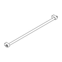 Kermi Handtuchhalter Vario 2000 ZDHH HHO, 1000mm Höhe, Weiß, 2535871... KERMI-ZDHHHHOV21002K 4046383458201 (Abb. 1)
