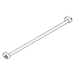 Kermi Handtuchhalter Vario 2000 ZDHH HHO, 1000mm Höhe, Weiß, 2535871... KERMI-ZDHHHHOV21002K 4046383458201 (Abb. 1)
