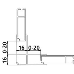Kermi Kombiprofil Nova 2000 KPKTW, Weiß, 1850mm Höhe, 2535893... KERMI-ZDKPKTWN21852K 4046383458997 (Abb. 1)