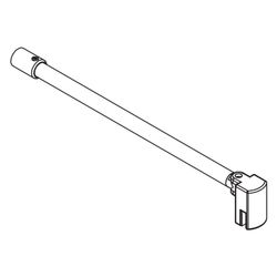 Kermi Haltestange Pega SSS90, Silber Hochglanz, 1200mm Höhe, 2535947... KERMI-ZDSSS90PE120VK 4051484498292 (Abb. 1)