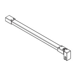 Kermi Haltestange Walk-In XB ZDSS S90, Silber Hochglanz, 1250mm Höhe, 2535955... KERMI-ZDSSS90XB125VK 4051484575443 (Abb. 1)