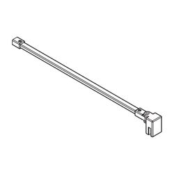 Kermi Haltestange Liga SSS90, Silber Hochglanz, 1200mm Höhe, 2535940... KERMI-ZDSSS90LI120VK 4051484410942 (Abb. 1)