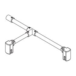 Kermi Stabilisierung Pega SSSFW, Silber Hochglanz, 1250mm Höhe, 2535966... KERMI-ZDSSSFWPE125VK 4051484662129 (Abb. 1)