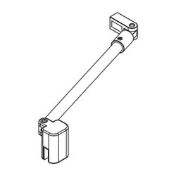 Kermi Stabilisierung Mena SSVSS, Schwarz Soft, 700mm Höhe, 2535987... KERMI-ZDSSVSSME0703K 4051484869504 (Abb. 1)