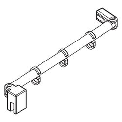 Kermi Stabilisierung Raya SSVSS, Silber Mattglanz, 700mm Höhe, 2535994... KERMI-ZDSSVSSRA0701K 4051484244394 (Abb. 1)