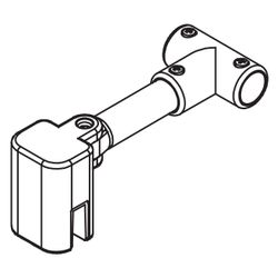 Kermi Handtuch-Haken Mena USSFW, Chrom, 200mm, 2536077... KERMI-ZDUSSFWME020ZK 4051484869696 (Abb. 1)