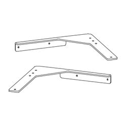Kermi Versteifungswinkel Nova 2000 ZDVW VSW, Weiß, 360x90x90mm, 2536086... KERMI-ZDVWVSWN20002K 4046383460716 (Abb. 1)