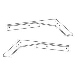 Kermi Versteifungswinkel Nova 2000 ZDVW VSW, Weiß, 360x90x90mm, 2536086... KERMI-ZDVWVSWN20002K 4046383460716 (Abb. 1)