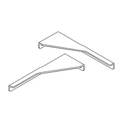 Kermi Versteifungswinkel Nova 2000 ZDVW VTW, Weiß, 360x90x90mm, 2536089... KERMI-ZDVWVTWN20002K 4046383460778 (Abb. 1)