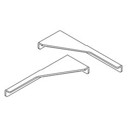 Kermi Versteifungswinkel Nova 2000 ZDVW VTW, Weiß, 360x90x90mm, 2536089... KERMI-ZDVWVTWN20002K 4046383460778 (Abb. 1)