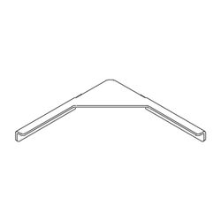 Kermi Versteifungswinkel Nova 2000 ZDVW VTX, Silber Mattglanz, 360x90x90mm, 25360... KERMI-ZDVWVTXN20001K 4046383460853 (Abb. 1)