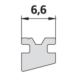 Kermi Magnetleiste 9233, 2000mm, mit Magnetprofil bis 2000mm, 2292330... KERMI-2292330 4051484920991 (Abb. 1)