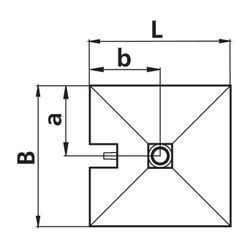Kermi Komplettboard Point E65 100100 L 1000 x B 1000 x H 65 mm... KERMI-BAE65100100XK 4051484938552 (Abb. 1)