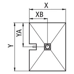 Kermi Komplettboard Point E65 100100 L 1000 x B 1000 x H 65 mm... KERMI-BAE65100100XK 4051484938552 (Abb. 1)