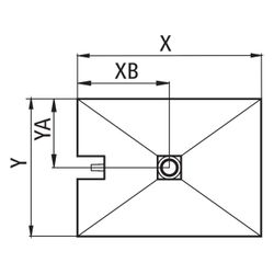 Kermi Komplettboard Point E65 100100 L 1000 x B 1000 x H 65 mm... KERMI-BAE65100100XK 4051484938552 (Abb. 1)