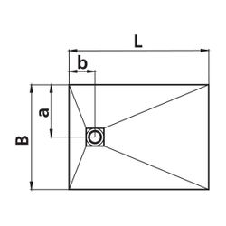 Kermi Board Point EXD 120120 L 1200 x B 1200 x H 40 mm... KERMI-BAEXD120120XK 4051484938897 (Abb. 1)