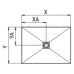 Kermi Board Point EXM 100100 L 1000 x B 1000 x H 40 mm... KERMI-BAEXM100100XK 4051484938972 (Abb. 1)