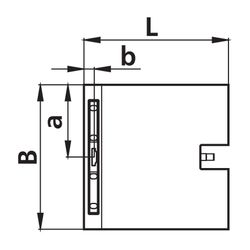 Kermi Komplettboard Line E70 090090 L 900 x B 900 x H 70 mm, Rinnenl. 300... KERMI-BCE700900903K 4051484939368 (Abb. 1)