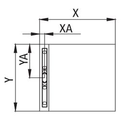 Kermi Board Line EUE 150090 L 1500 x B 900 x H 140 mm... KERMI-BCEUE150090XK 4051484939573 (Abb. 1)