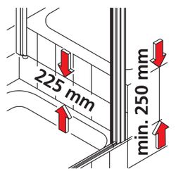 Kermi Seitenwand Ibiza 2000 verkürzt beweglich neben Badewanne TVL 1750x900x24mm E... KERMI-I2TVL090171AK 4046383539443 (Abb. 1)