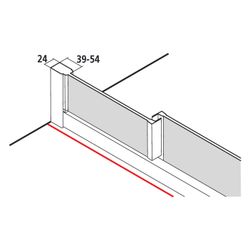 Kermi Duschkabine Ibiza 2000 Viertelkreis Gleittüren T20 2000x900x24mm ESG Klar 6m... KERMI-I2T20090201PK 4046383550196 (Abb. 1)