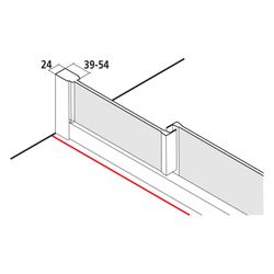 Kermi Duschkabine Ibiza 2000 Viertelkreis Gleittüren T20 2000x900x24mm ESG Klar 6m... KERMI-I2T20090201PK 4046383550196 (Abb. 1)