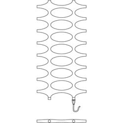 Kermi Ideos Elektro-Zusatzheizkörper 1526x758x37mm circonsilber WKS links... KERMI-IDN11150075TCXK  (Abb. 1)