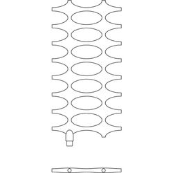 Kermi Ideos-V Designheizkörper mit integrierter Ventilgarnitur 1883x758x35mm mattbronze... KERMI-IDV10190075SMXK  (Abb. 1)