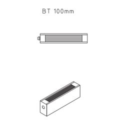 Kermi Kompakt-Ventil-Konvektor KKV Typ 10 100x100x600mm weiß... KERMI-KKV1001006021XK 4051487104053 (Abb. 1)