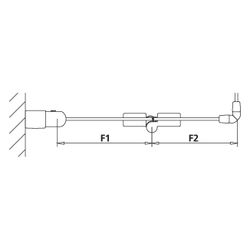 Kermi Duschkabine Liga Eckeinstieg 2T Pendel-Falttür Halbteil 2CL 2000x900x32mm ES... KERMI-LI2CL090201AK 4051484404774 (Abb. 1)