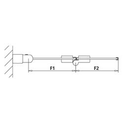 Kermi Badewannenaufsatz Liga Faltwand 2F 2PL 1500x1000x32mm ESG Klar 5mm Silber Ma... KERMI-LI2PL100151AK 4051484495581 (Abb. 1)