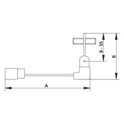 Kermi Walk-In Wall Liga beweglich Flügel T1R 2000x1200x32mm ESG Klar 5mm Silber Ma... KERMI-LIT1R120201PK 4051484467670 (Abb. 1)
