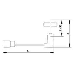 Kermi Walk-In Wall Liga beweglich Flügel T1R 2000x1200x32mm ESG Klar 5mm Silber Ma... KERMI-LIT1R120201PK 4051484467670 (Abb. 1)
