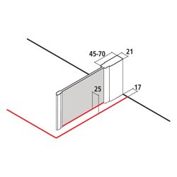 Kermi Seitenwand LIGA TWP 1000x 2000 BV: 975-1000 SIHG ESG STR4 CLE... KERMI-LITWP10020VQK 4051484813149 (Abb. 1)