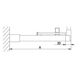 Kermi Walk-In Wall Nica Gleittürsegment J2L 2000x1400x32mm ESG Klar 6mm Silber Hoc... KERMI-NIJ2L14020VPK 4051484572442 (Abb. 1)