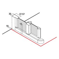 Kermi Duschkabine Nova 2000 Eckeinstieg 2T Gleittür Halbteil ED2 1850x900x30mm Ker... KERMI-N2ED20901811K 4046383213602 (Abb. 1)