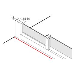 Kermi Duschkabine Nova 2000 Viertelkreis Gleittüren R53 1850x870-885x17mm Kerolan ... KERMI-N2R530901811K 4046383225254 (Abb. 1)