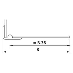 Kermi Walk-In Wall Pasa XP beweglich Flügel T1R 2000x1400x31mm ESG SR Opaco 8mm Si... KERMI-PXT1R14020VYK 4051484172628 (Abb. 1)