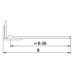 Kermi Walk-In Wall Pasa XP beweglich Flügel T1R 2000x1400x31mm ESG SR Opaco 8mm Si... KERMI-PXT1R14020VYK 4051484172628 (Abb. 1)