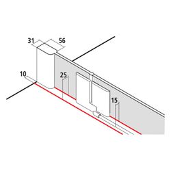 Kermi Duschkabine Pasa XP Viertelkreis Pendel Festfeld P55 1850x900x31mm ESG Klar ... KERMI-PXP55090181PK 4046383923068 (Abb. 1)